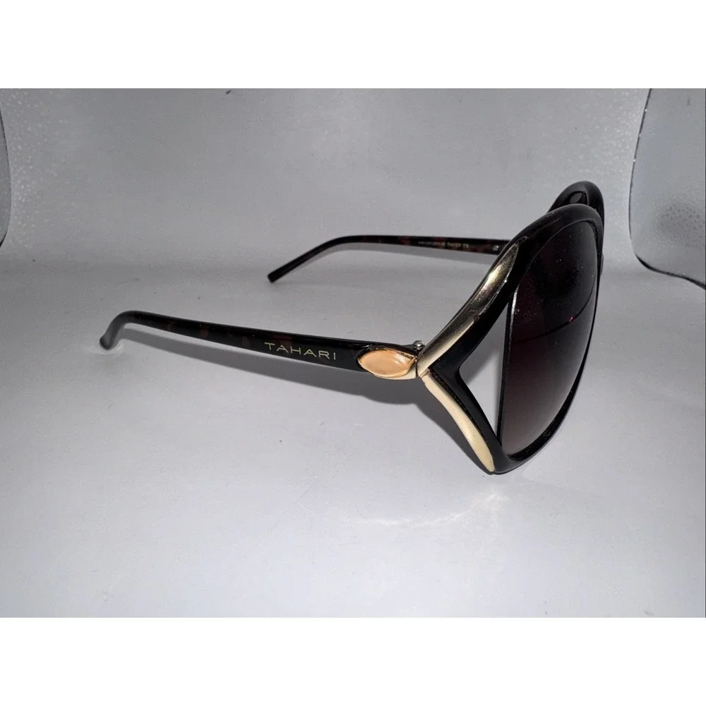 Tahari HHTH1201-R TH127 RGLD Sunglasses - LENSES Good/ FRAMES VERY GOOD